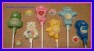 317sp Caring Bears with Bellies Chocolate Candy Lollipop Mold